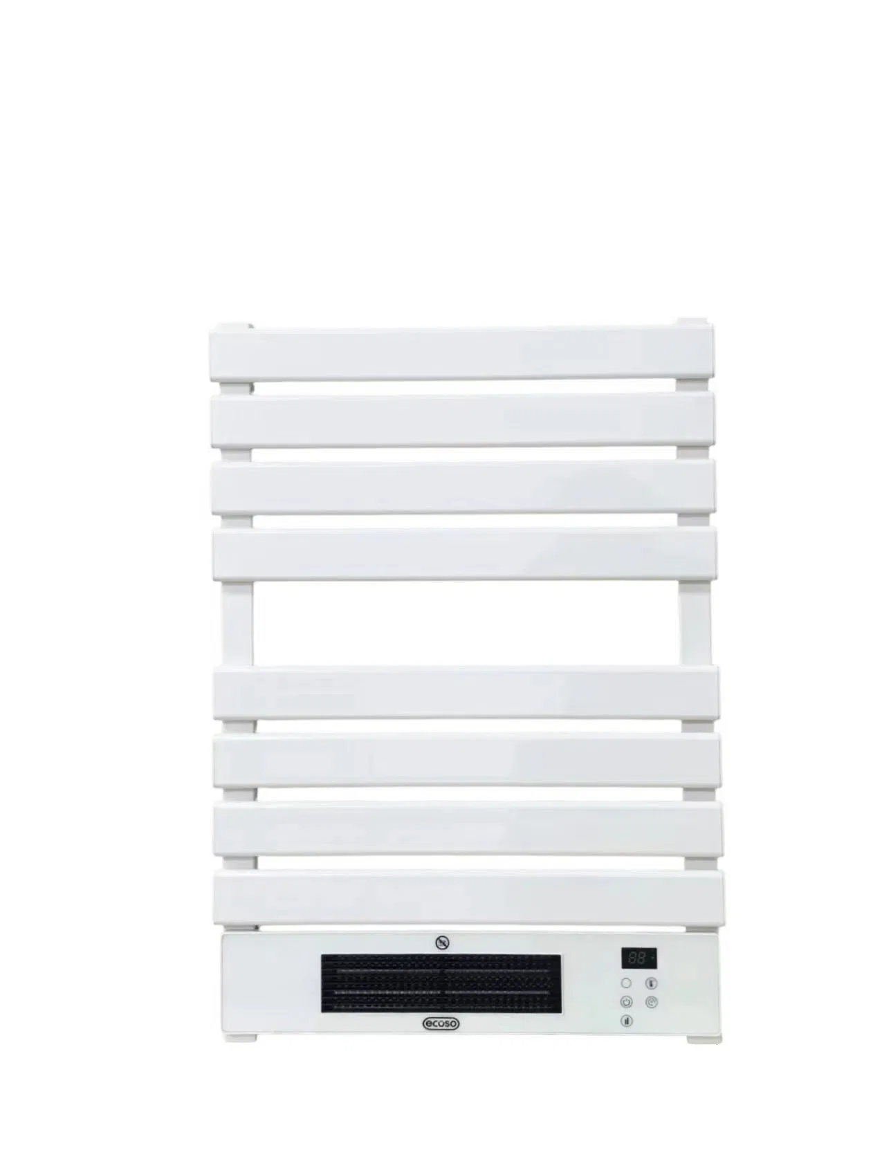 Waterproof Electric Towel Rail with Space Heater for Safety and Durability