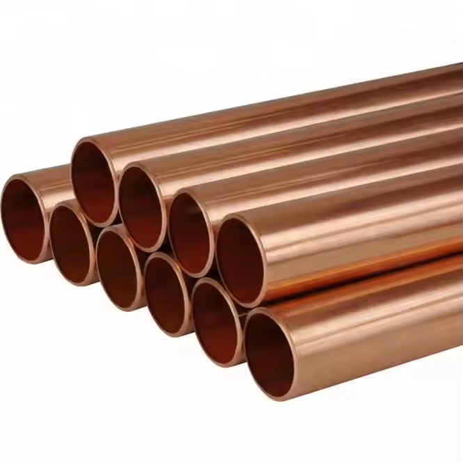 High Quality Customizable 1/2\" 1/4\" 3/8\" 3/16\" Refrigeration Copper Tube/Pipe for Home Air Conditioner Coil Pancake Coil