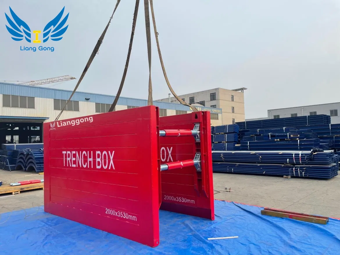 Pipe Laying Formwork System Trench Box for Concrete Construction