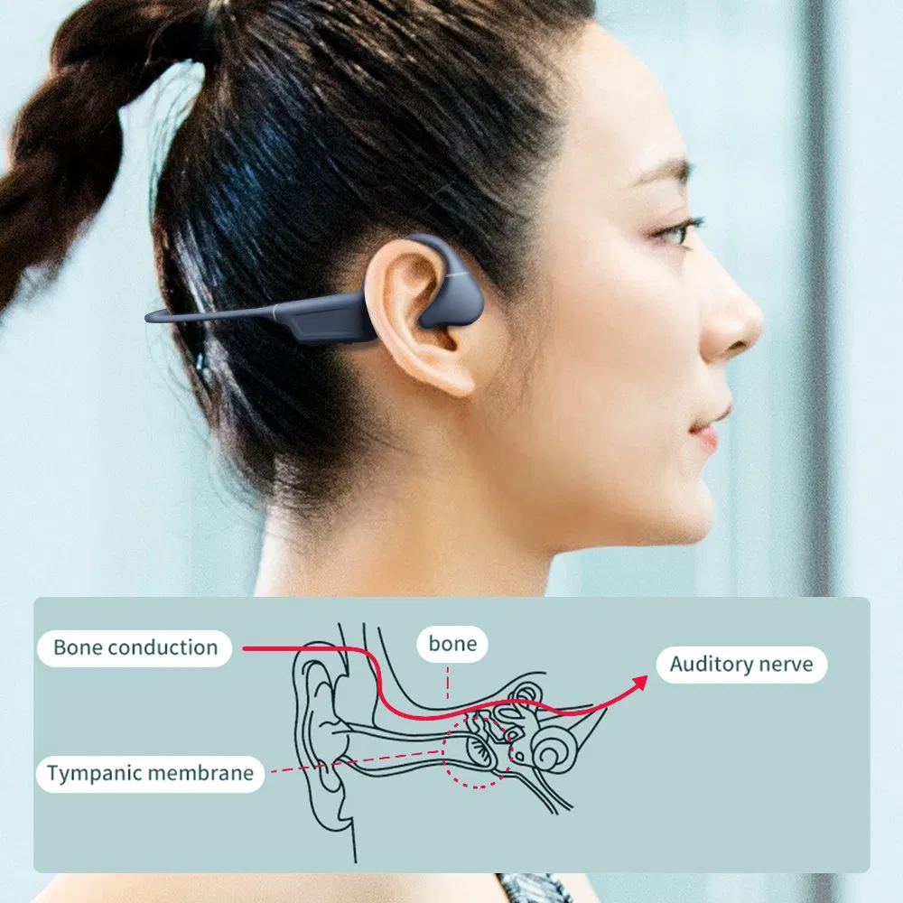 Es-988 Seahorse Design Bone Conduction Headset Sport Headband Headphone Waterproof Ipx8 Swimming Earphone