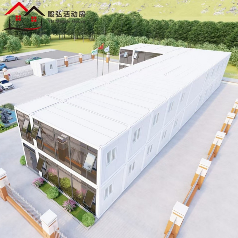 Prefabricated Tiny House on Wheels Polyurethane Sandwich Panel Containre House