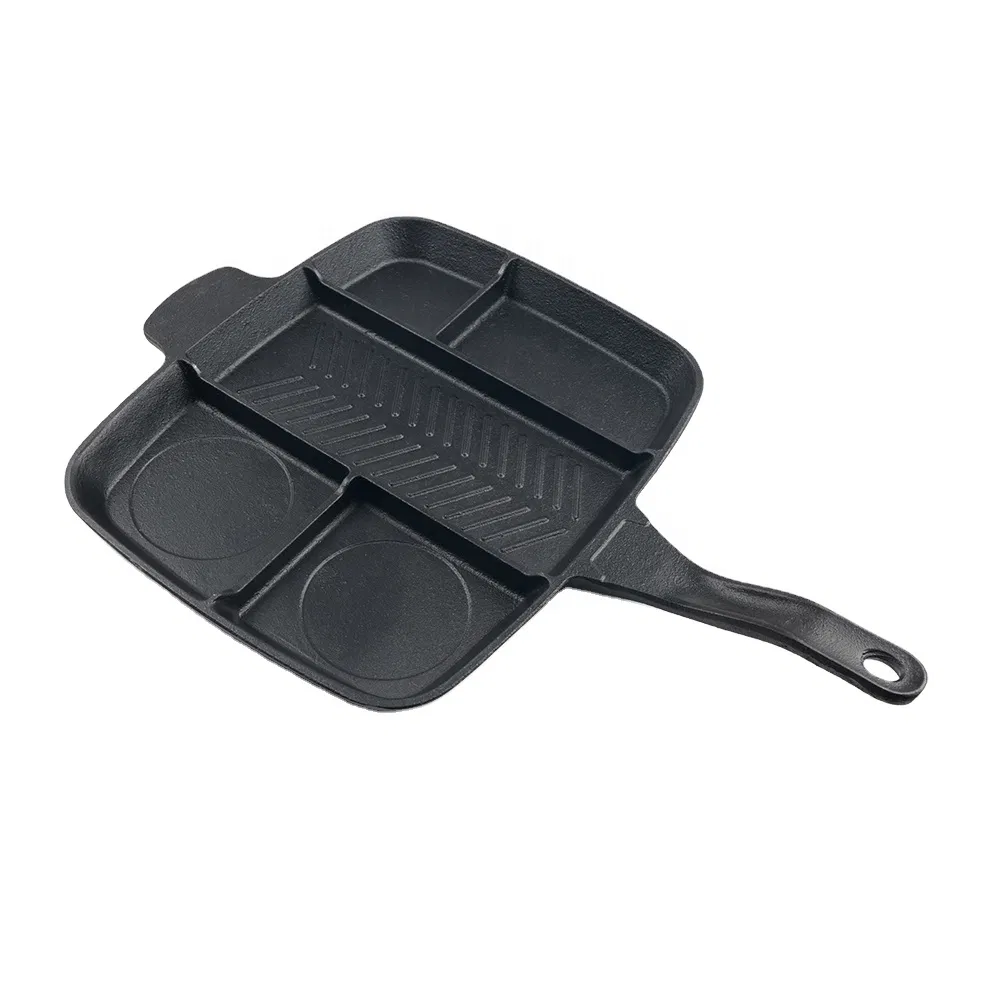 Чугунная сковорода 5 в 1, 38 см