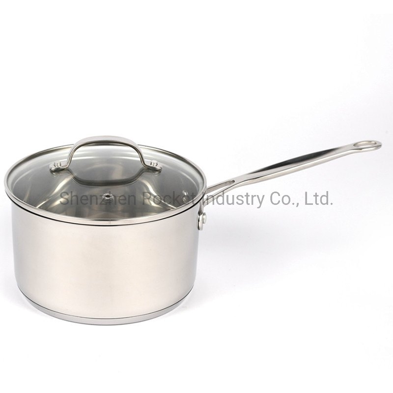 Wholesale Restaurant Capsuled Bottom Stainless Steel Kitchen Sauce Pan Set