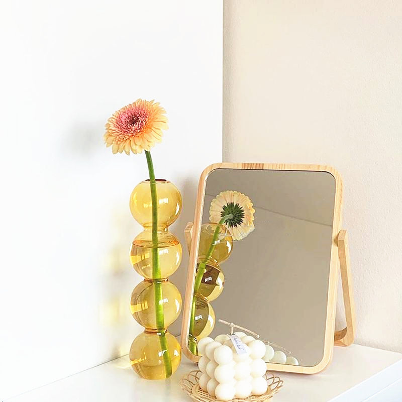 Декоративная стеклянная ваза Creative Glass Flower Vase