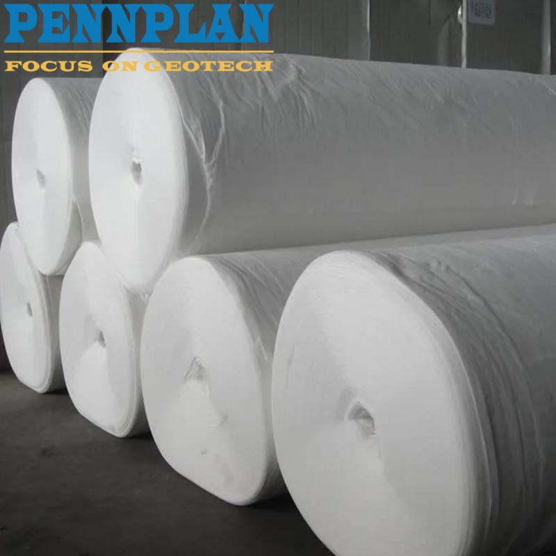 Moisture-Proof Dustproof 200g 300g 400g 500g 600g Geotextile for Railway Slope Protection