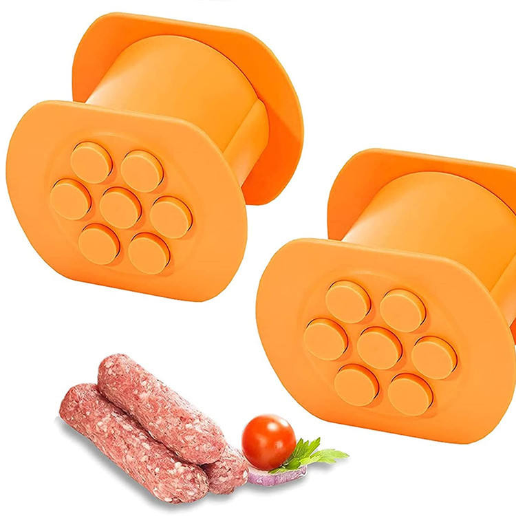 One Press Barbecue Grilling Molds Manual Sausage Stuffer Maker
