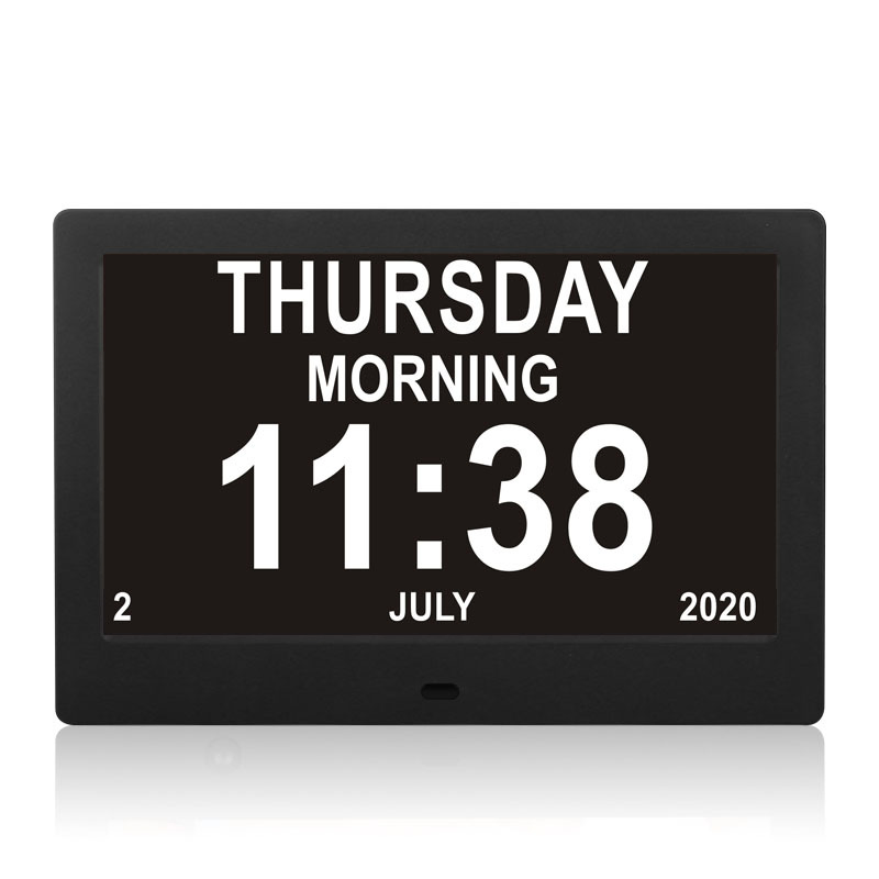 8-Inch 16: 10 IPS Screen Clock Elderly Medicine Reminder LCD Calendar Wall Clock