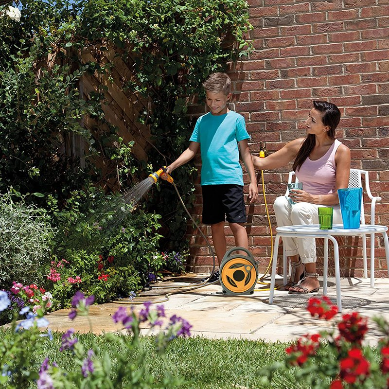 Gartenkraft Car Washing Combination Retractable Hose Reel for Irrigation