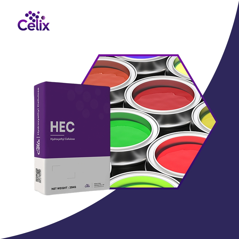 HEC Ec-90 Cellulose Powder HEC Tailored Painting and Coating with Low Loss on Drying