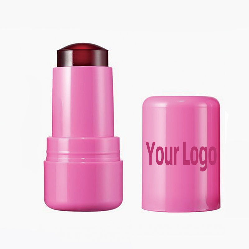Wholesale Beauty Cosmetics Multi Colors Jelly Blusher Stick Customized Logo Cream Blush Vegan