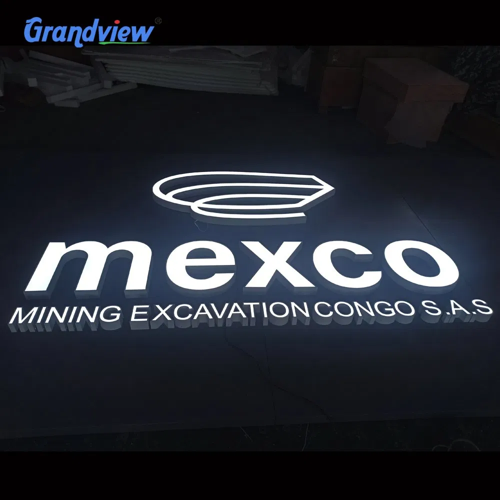 Custom Logo Acrylic Letters 3D Acrylic Letters/LED Reserved Signs for Outdoor Signage Store Office Shop Front