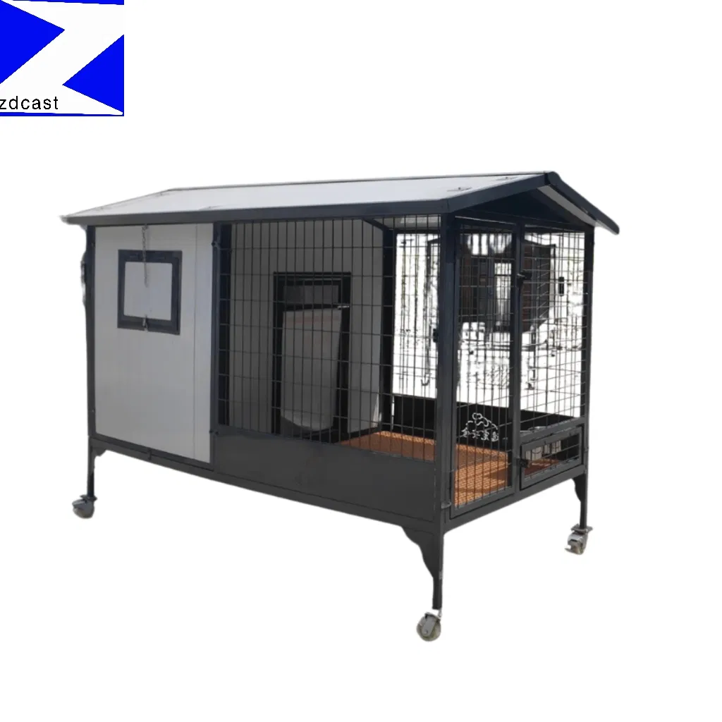Modern Windproof Dog House with Waterproof Roof and Ventilated Cabin Window