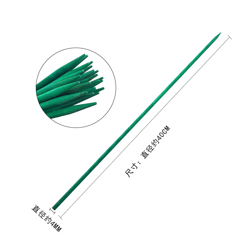 Flower Bamboo Skewers for Planting Bonsai/Colored Bamboo Stick