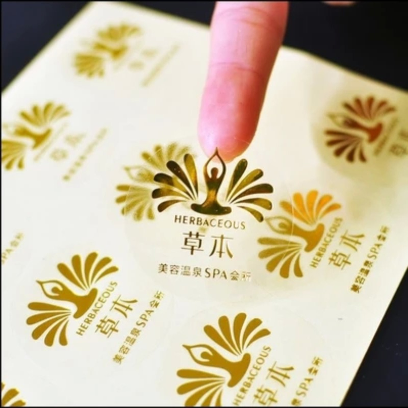 Food Packing Perfume DIY Wine Hologram Security Plastic Color Packaging Shipping Printed Logo Customized Paper Rolls Label