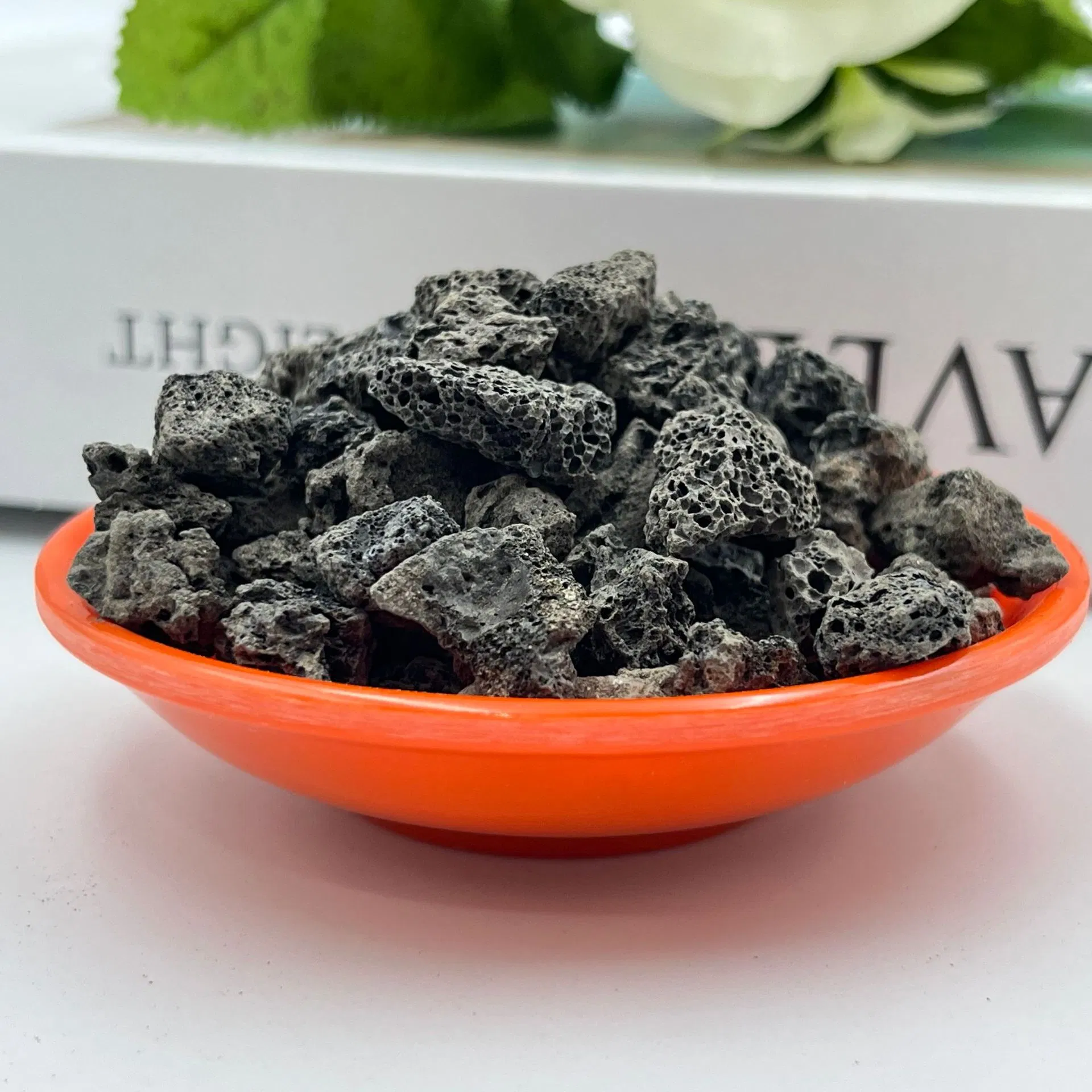 Red & Black Volcanic Stone for Aquarium & Pond Filtration