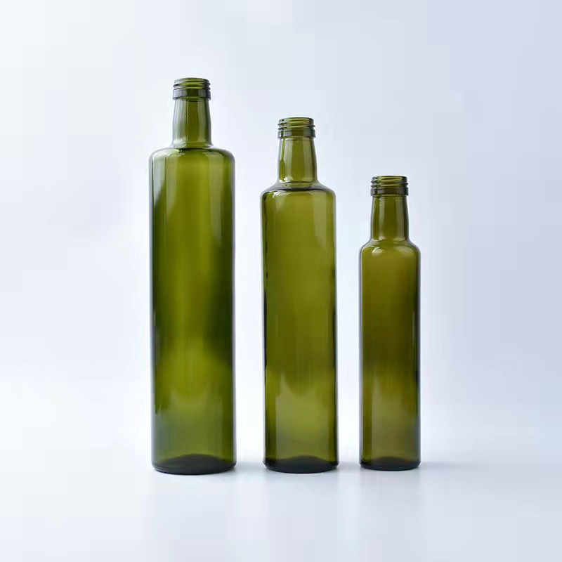 250ml 500ml 1000ml Green Glass Olive Oil Dorica Bottle Manufacturer