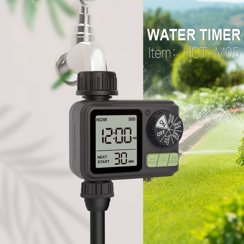 Outdoor Electronic Automatic Garden Dial Watering Water Timer Irrigation System Hct-M05