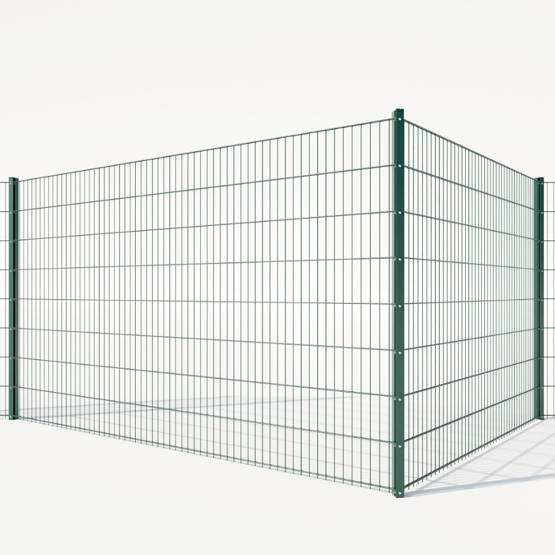 Twin Wire Welded Mesh Fence Panels - Double Wire Rigid Mesh Fences