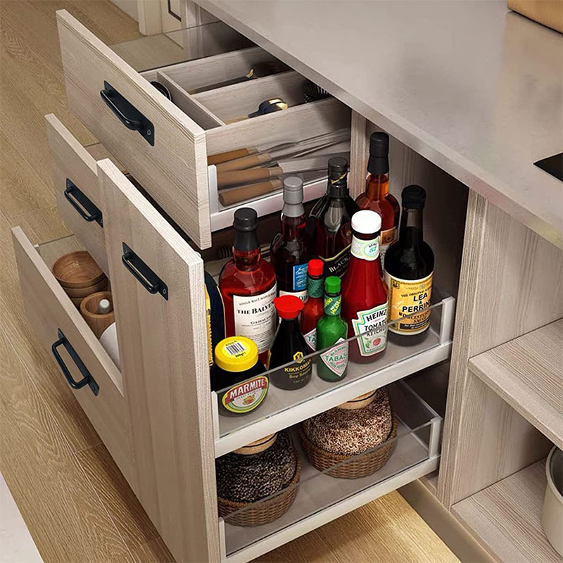 Sliding Entrance Long Main Modern Black Square Tube Lever Stainless Steel Door Handle