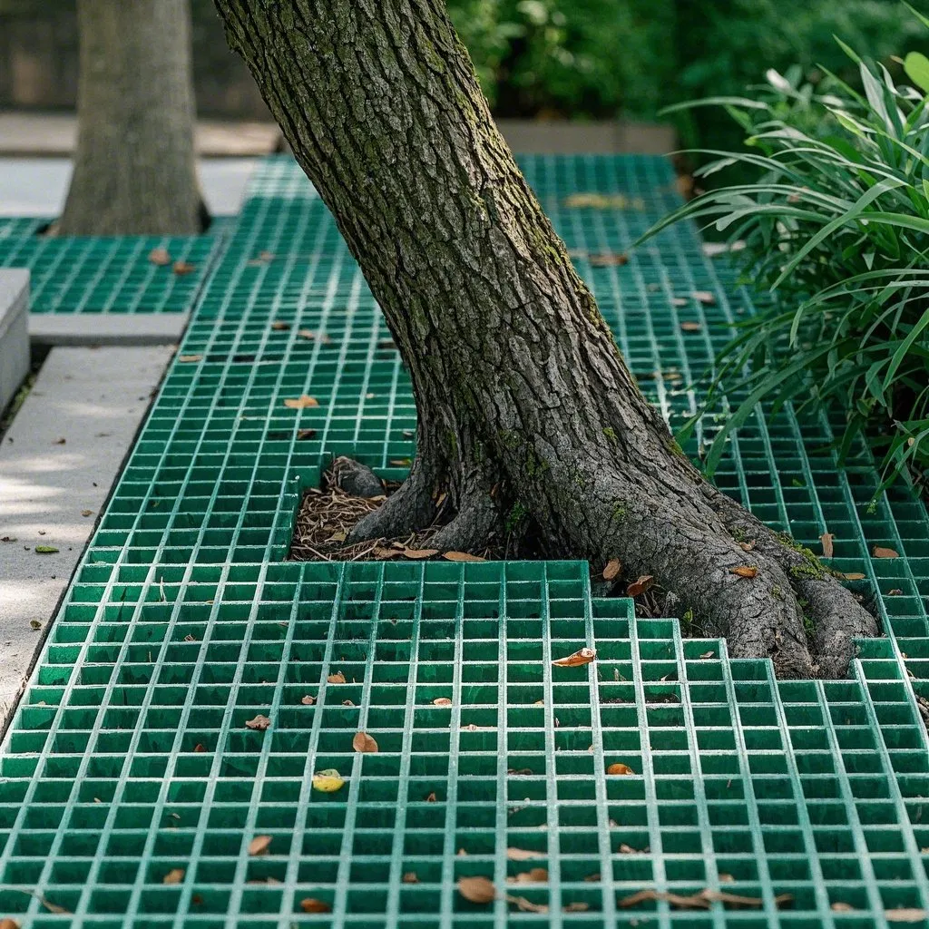 Anti-Graffiti Coated Easy-Clean Public Area Fiberglass Grille