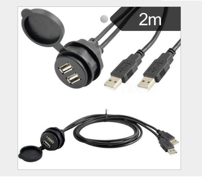 HDMI Extension Dash Flush Panel Mount Cable for Car Boat and Motorcycle Panel Mount HDMI Extension