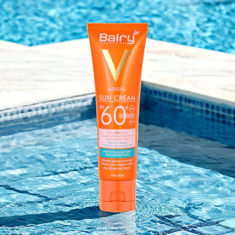 Private Label SPF60 Sunscreen Cream for Face and Body Sun Protection Balry Sunblock