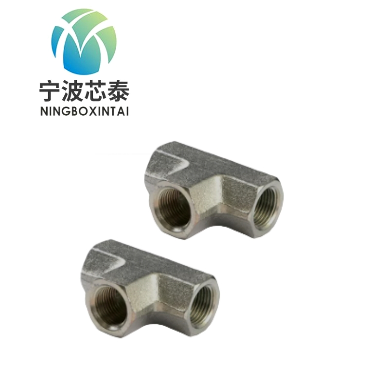 Bsp Hydraulic Tee Fittings Adapter