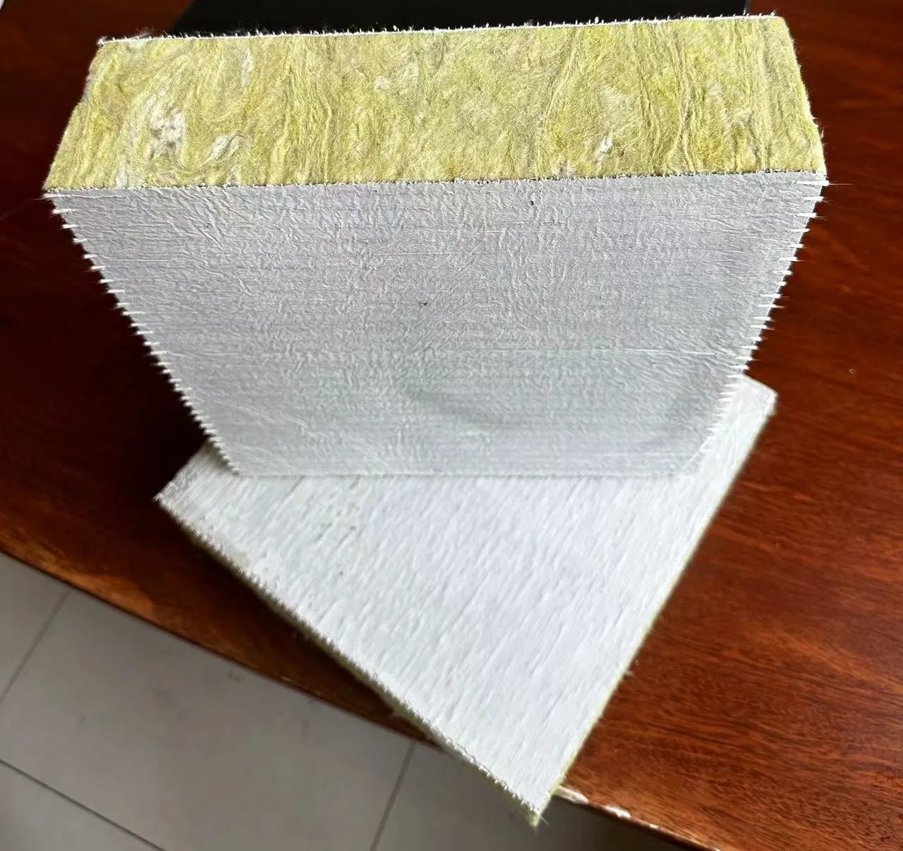 80K Composite Rock Wool Board Thermal Insulation