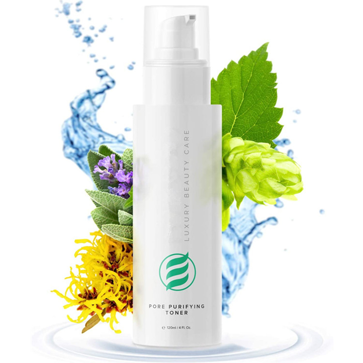 Hot Selling Pore Minimizer Facial Astringent Acne Treatment Witch Hazel Purifying Toner