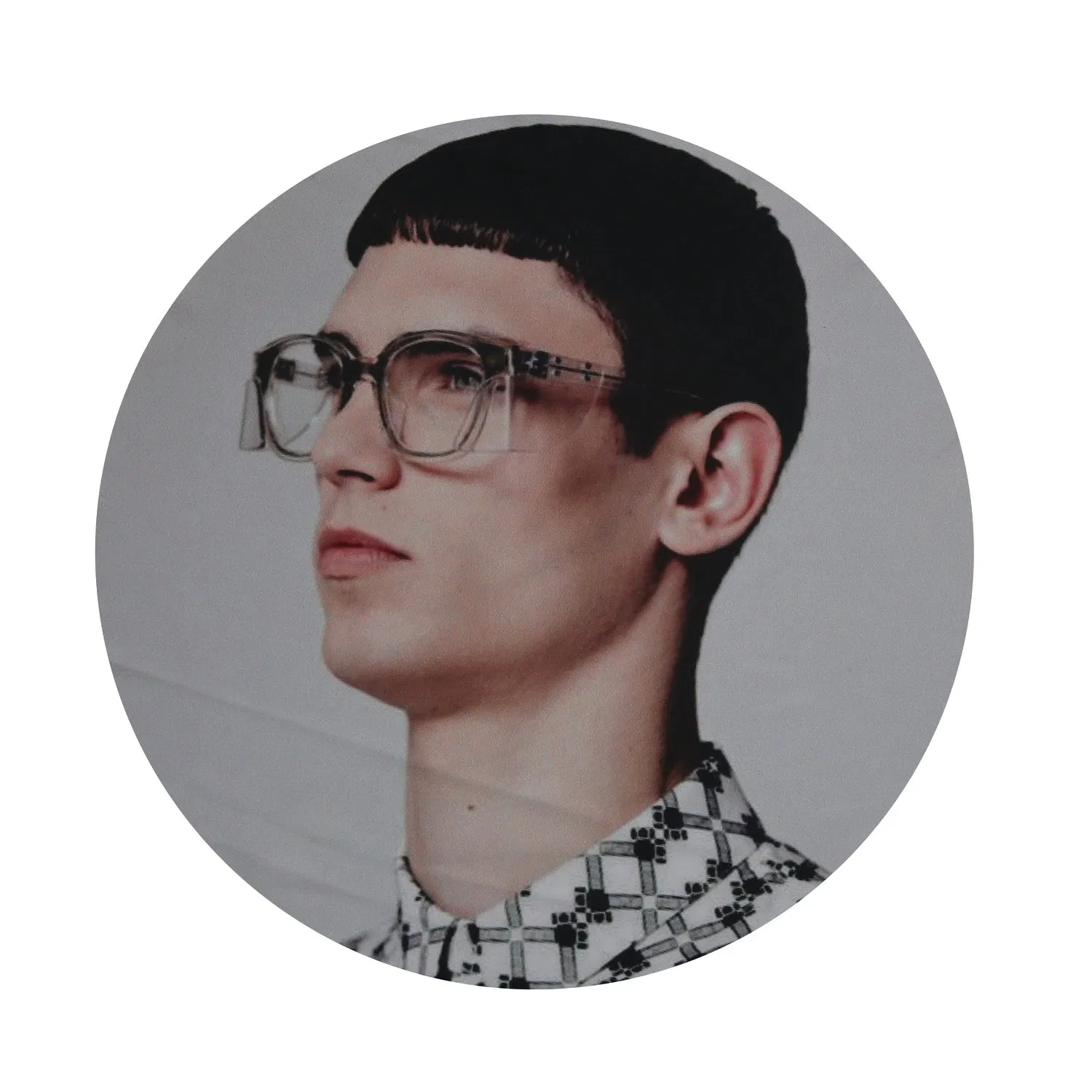 Hot Sell Custom Printed Round Shape Microfiber Glasses Eyeglasses Cleaning Cloth