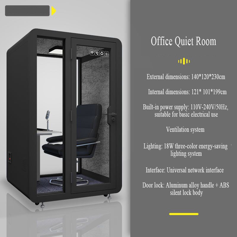 a Movable Soundproof Cabin for Personal Communication in The Office