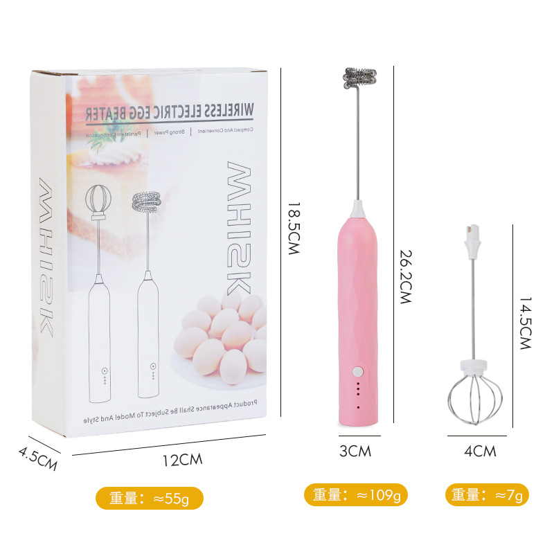 Wholesale Mini Automatic Electric Handheld Milk Frother Modern Battery Operated Manual Beater Whisk Foam Maker Tea Coffee