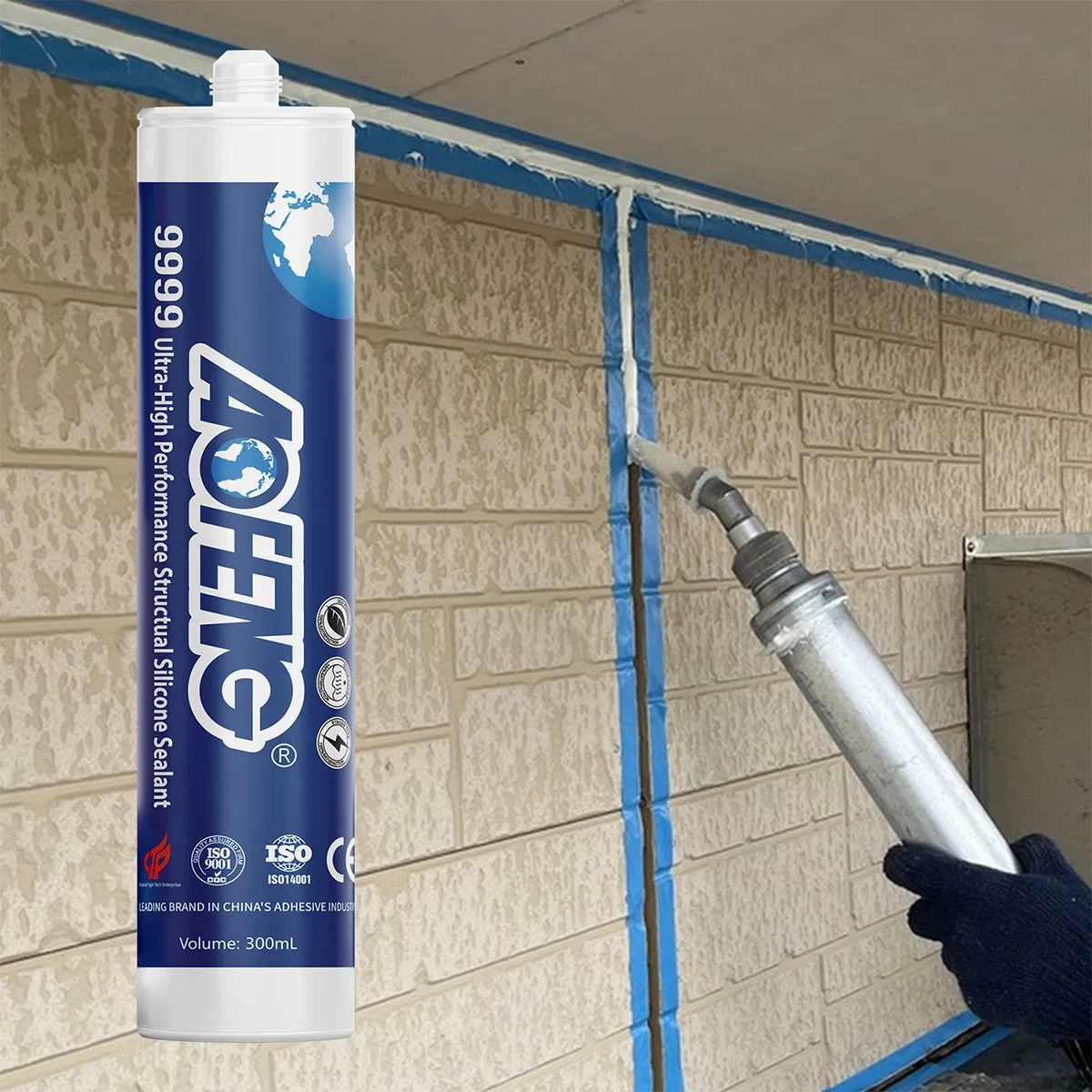 Weather-Resistant Structural Silicone Sealant for Glass and Aluminum Curtain Walls, and Outdoor Stone Cladding