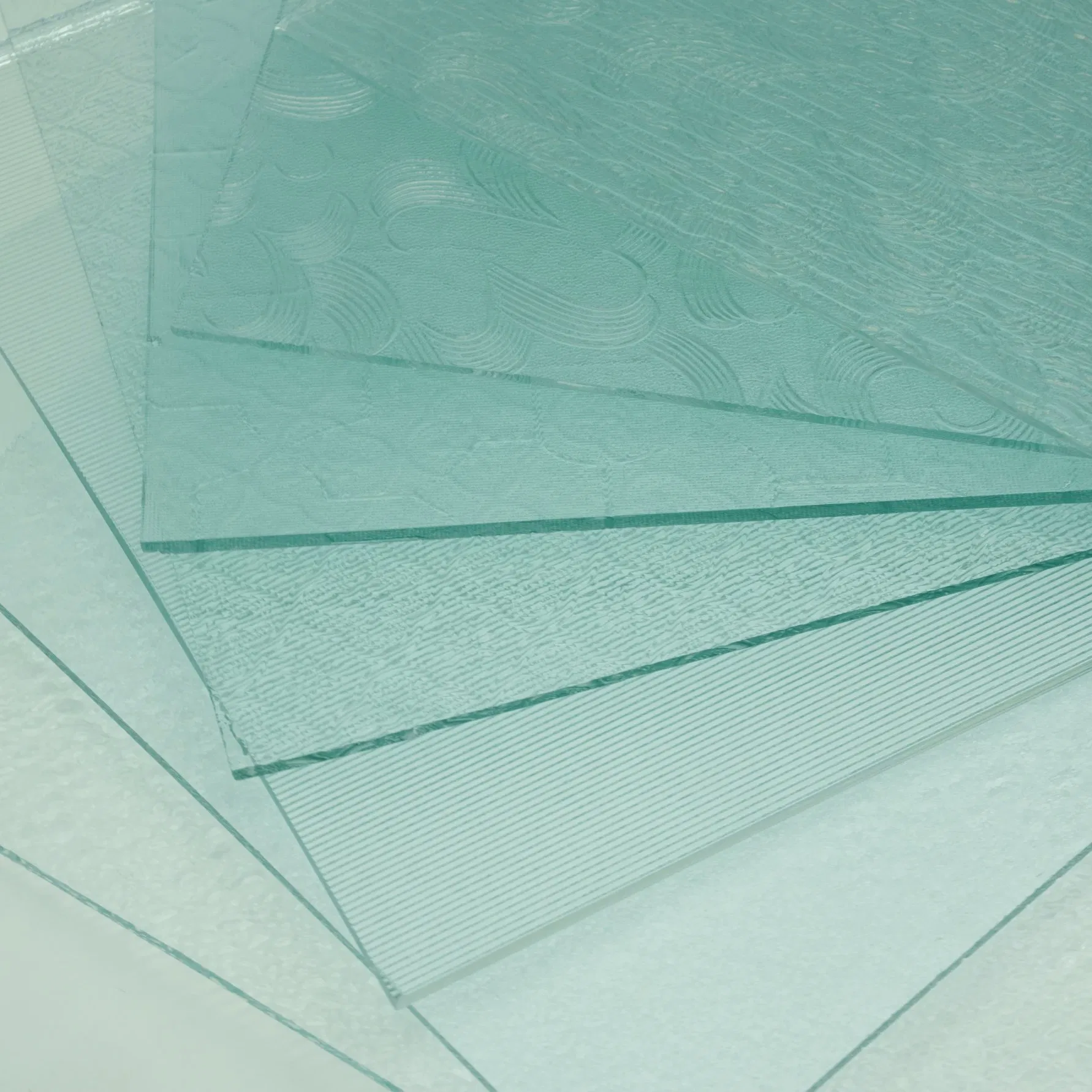 4mm 5mm 6mm Clear Pattern Glass for Bathroom Door