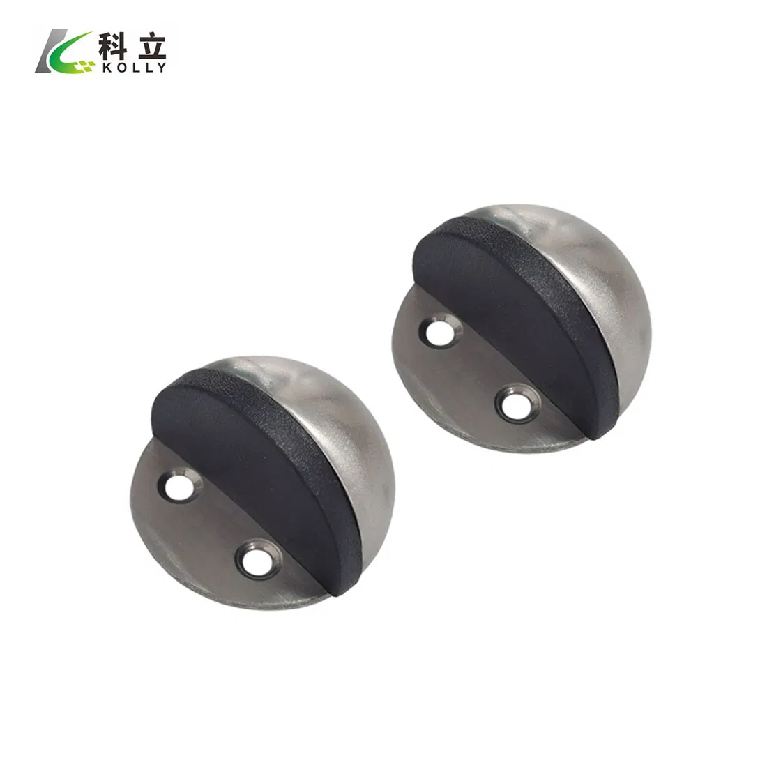 Premium Stainless Steel Door Stopper with Safety Rubber Base