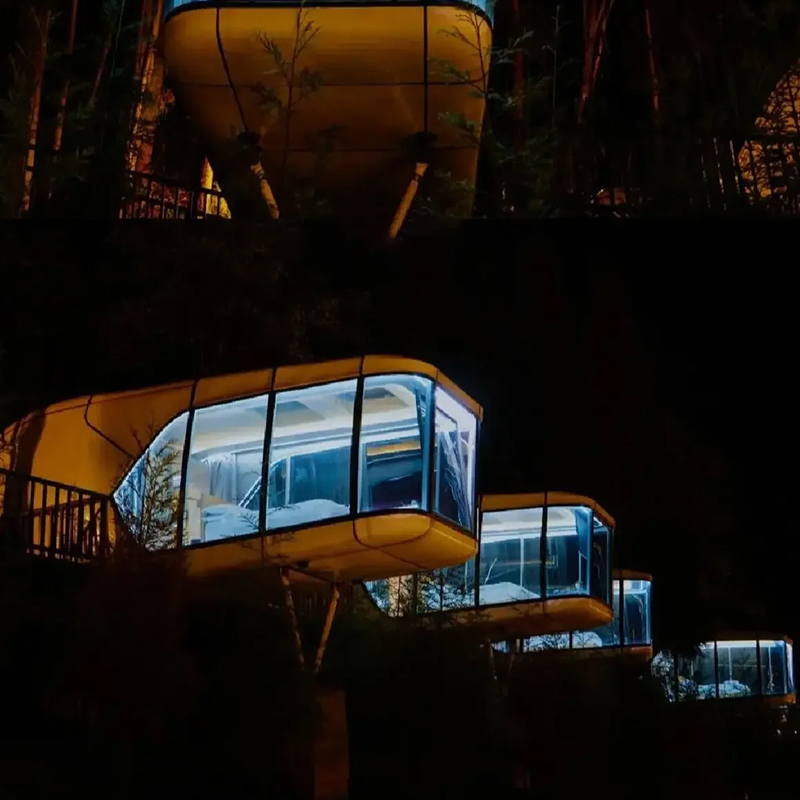 Integrated Luxury Prefab House Container Home Mobile Homestay Creative Mobile Garden House