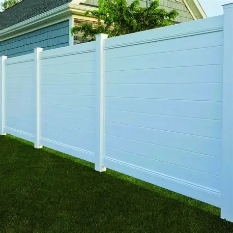 Wholesale Hot Sales Fireproof and Waterproof 6 X 8 White Home Privacy Vinyl Fence Panel