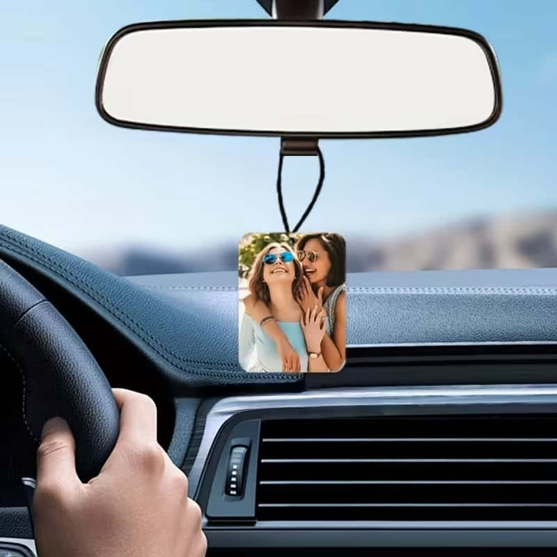 Valentine's Day Theme Customized Fragrances Paper Car Air Freshener Double-Sided Hanging Decor