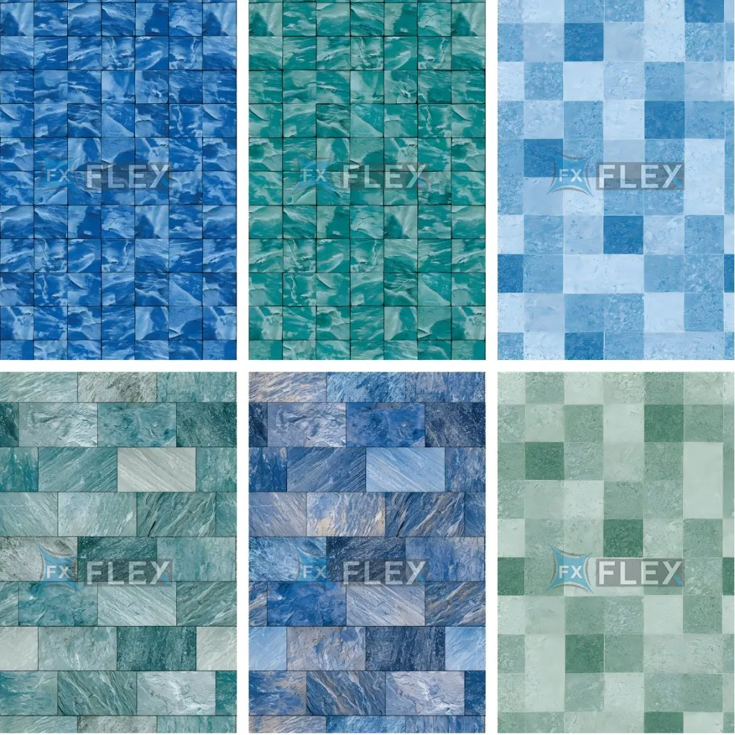 UV Resistant PVC Vinyl Pool Liner Sheet with Welded Seams