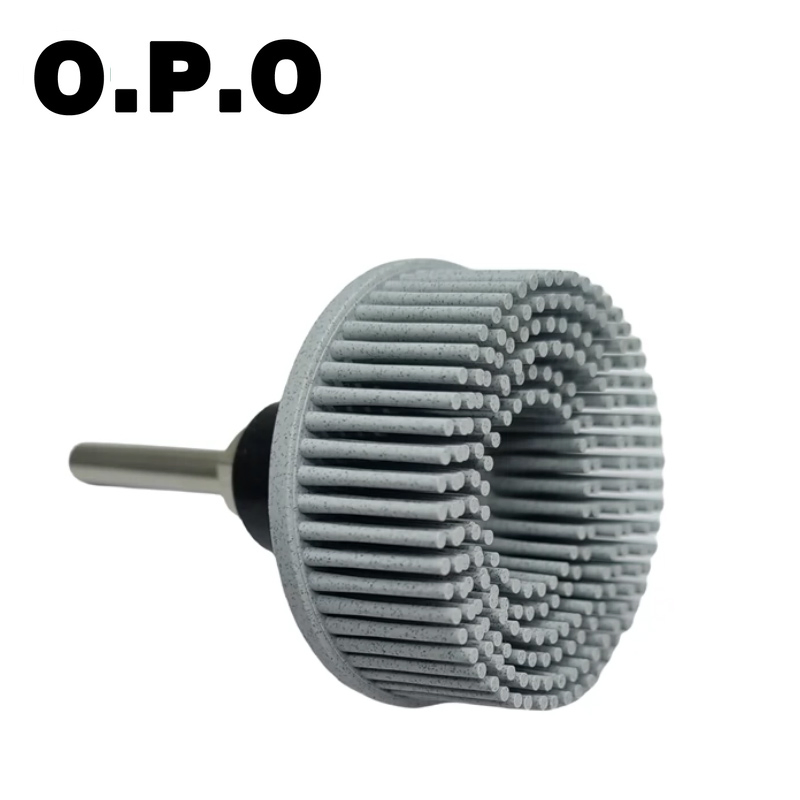 3inch Polishing Brush Emery Rubber Durable Bristle Disc for Polishing Aluminum for Most of Electric Drills