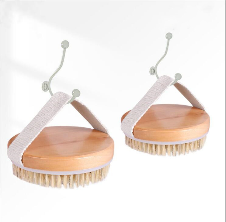 Wholesale High Quality Bristles Bath Brush with Massage Beads