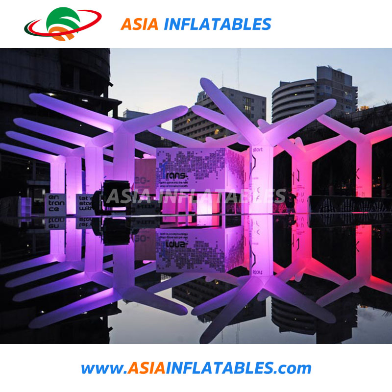 Commercial LED Inflatable Lighting Cone Decoration