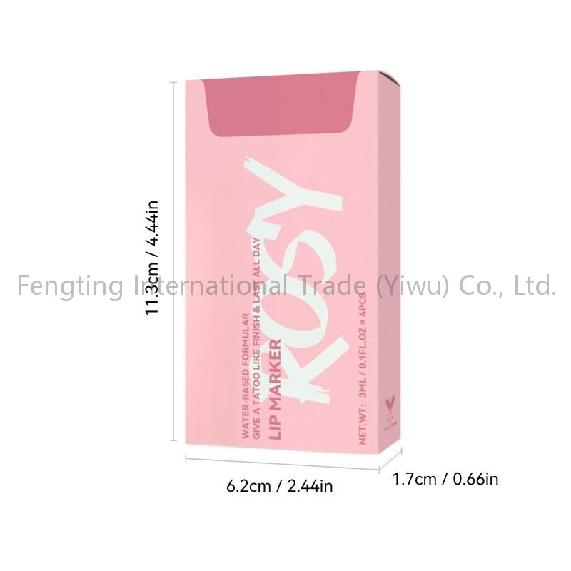 Matte Smooth Texture Non-Stick Lip Tint Pen Waterproof Long-Lasting Mineral Colourable Marker Long-Lasting Lip Liner Set