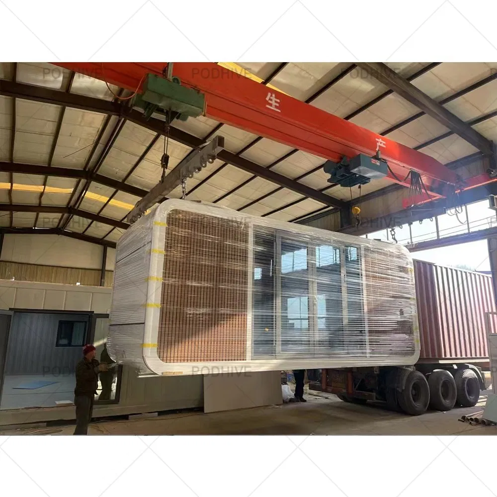 Cheap Prefabricated Luxury Mobile Apple Cabin House for Sale Prefab Portable 20FT 40FT Office Pod Insulated Container Home