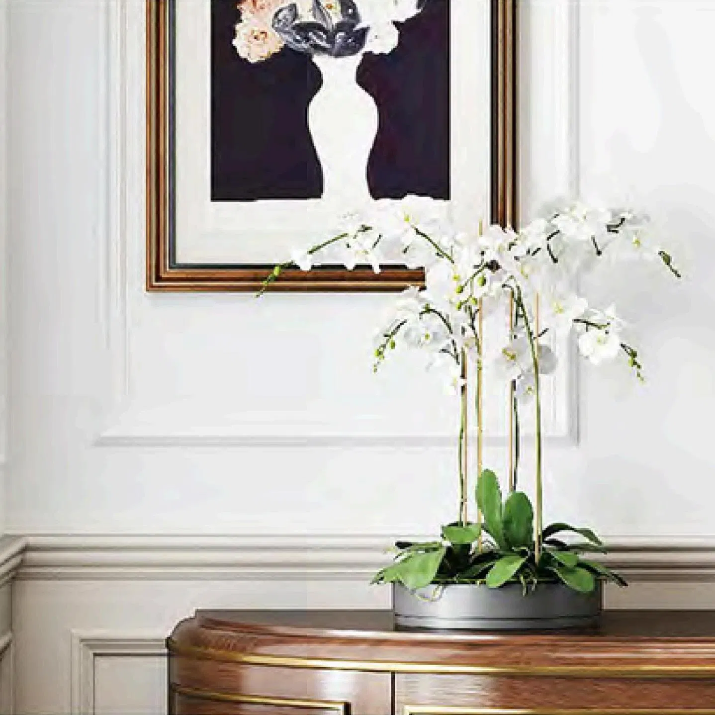 White Style Background Plate Skirting PS Moulding Cornice Flooring Profile PS Moulding