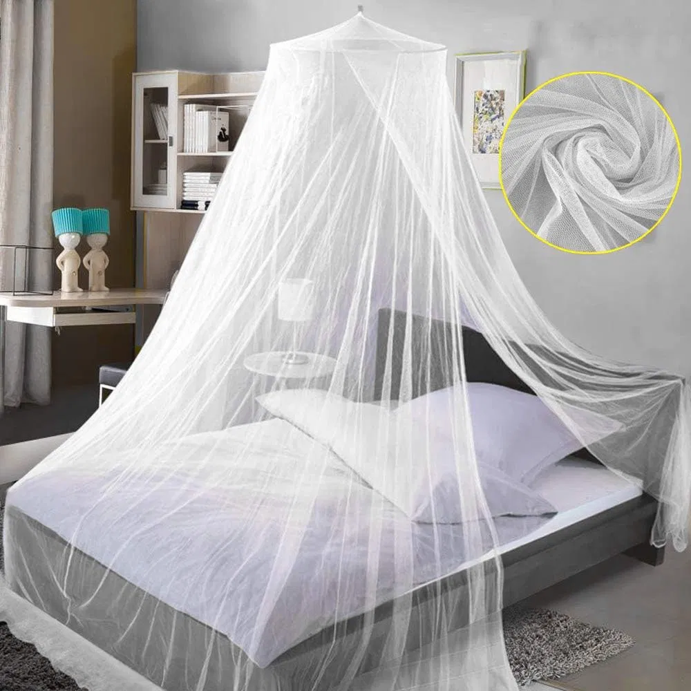 Portable Mosquito Net Round Circular Simple Full Summer 100% Polyester Mosquito Net Adults Hanging Folded 50d or Customized