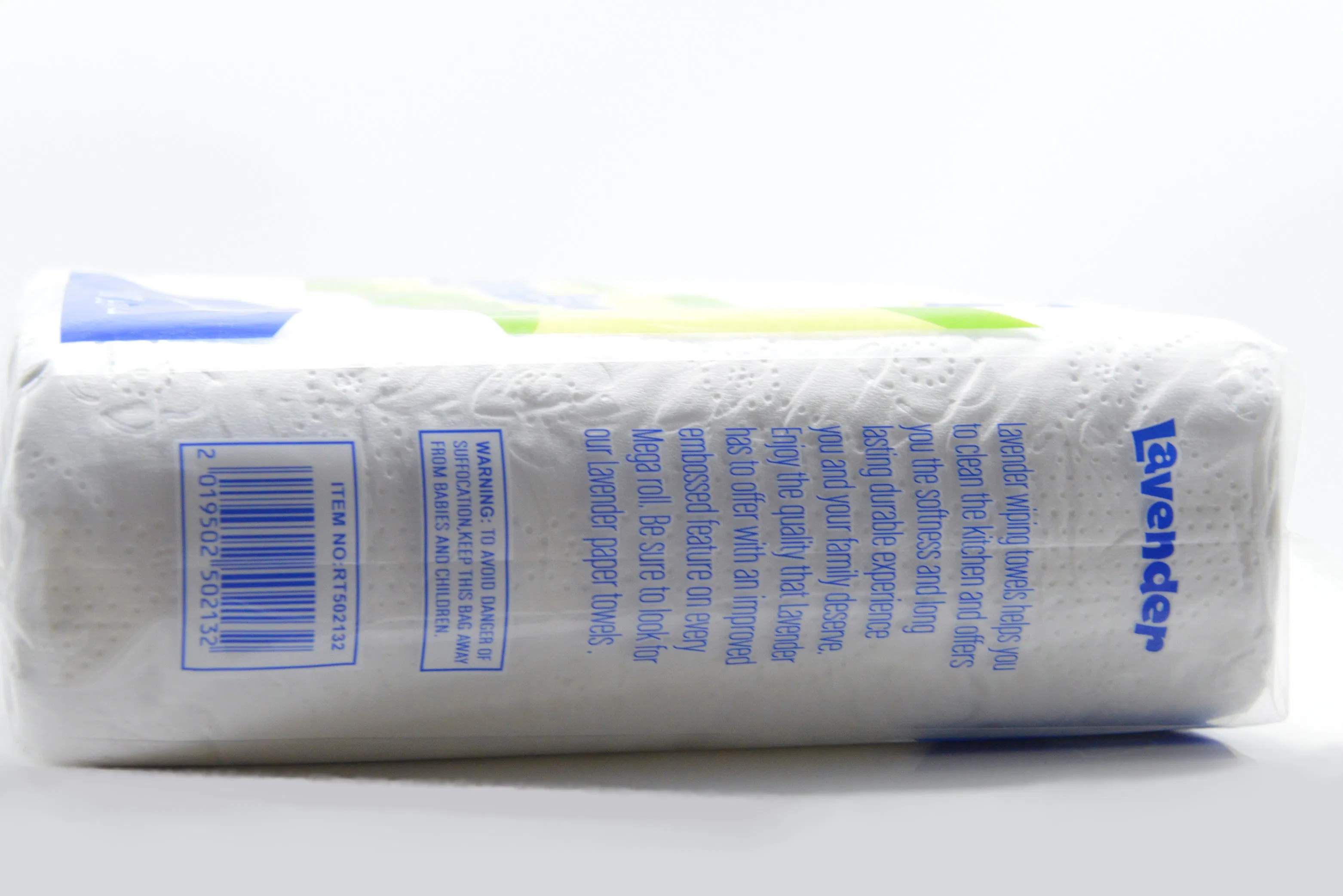 Soft Durable 2 Ply Four Rolls Customized Embossed Kitchen Paper