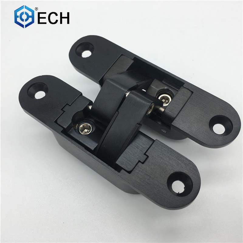 Black Zinc Hidden 3D Adjustable Concealed Heavy Duty Door Hinge