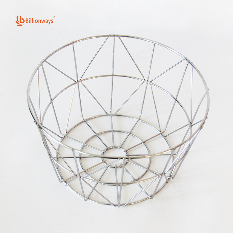 Wire Mesh Fruit Basket Storage Rack for Fresh Fruits and Vegetables