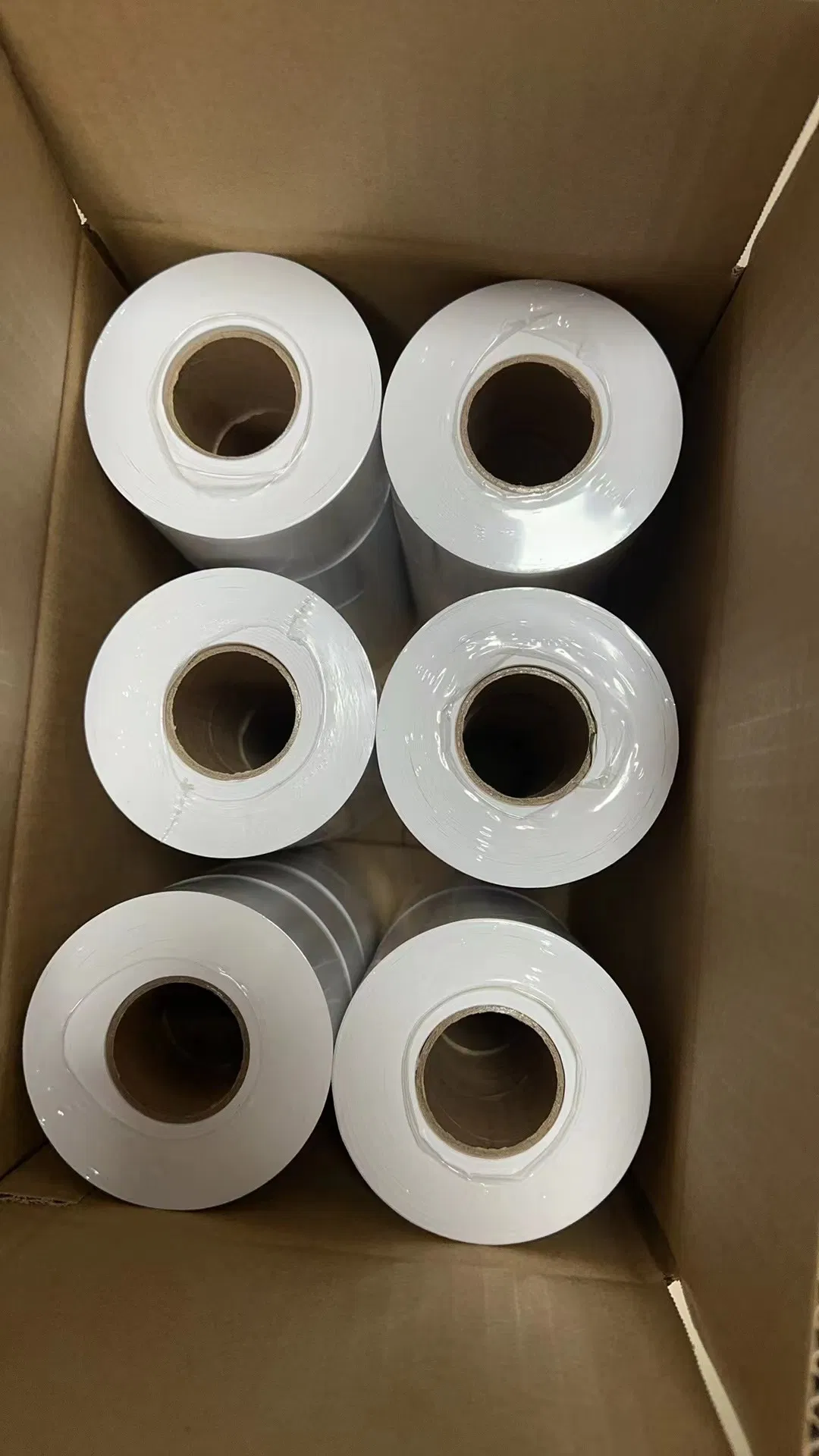 Supermarket Food Packaging/Milk Tea Cup/Transportation/Use Self-Adhesive Direct Thermal Linerless Label Roll